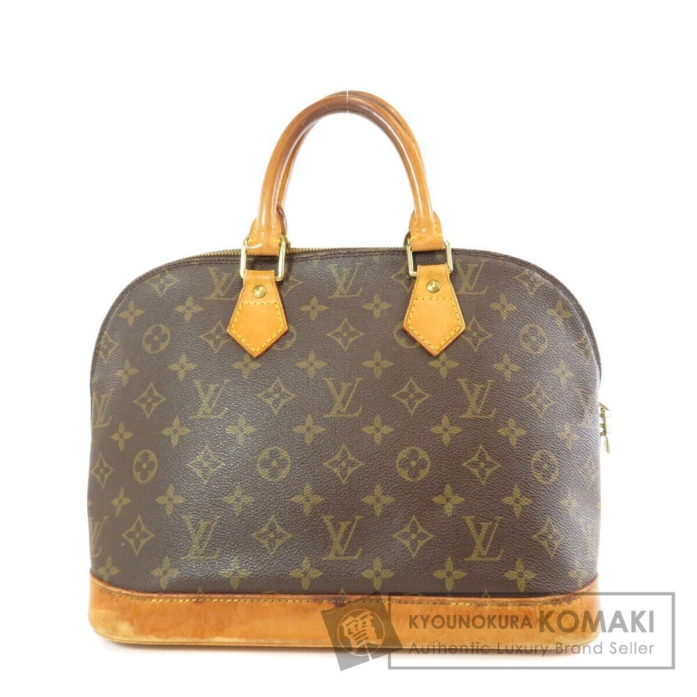 Louis Vuitton Alma Top Handle Bag Monogram Canvas Brown